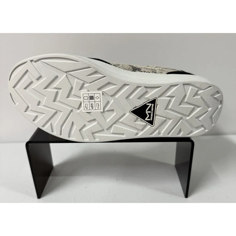 Size 8US‎ - Skechers Mark Nason Sneaker Shoes, Black/ Snake Skin Design